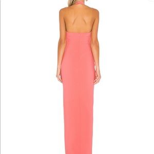 chinese dress ladies La Lune Strapless Ruched Bodice Maxi Dress main image 1